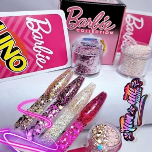 Acrílicos de 4 pz Barbie