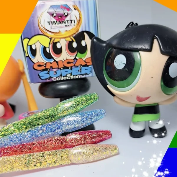 atchicas Acrílicos de 4 pz Chicas Super