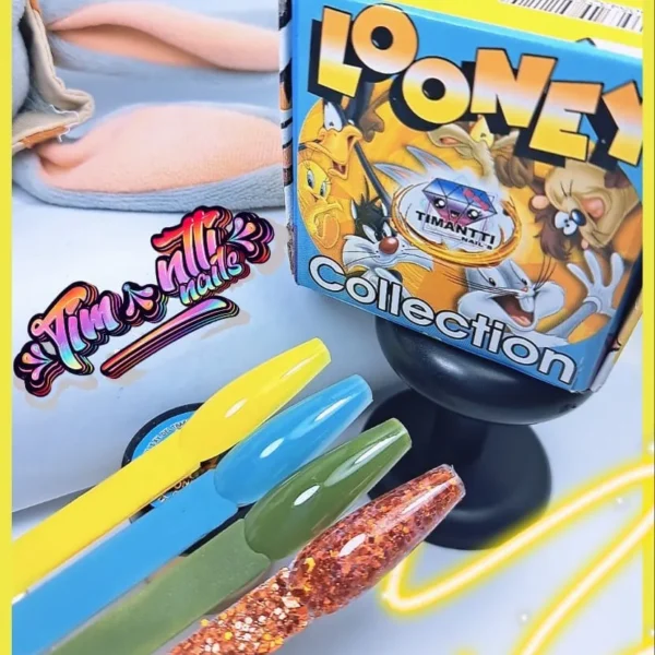 atlooney Acrílicos de 4 pz Looney