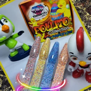 Acrílicos de 4 pz Pollito