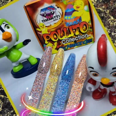 Acrílicos de 4 pz Pollito