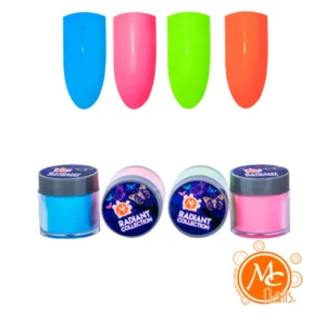 Acrílicos de 4 pz Radiant Azul
