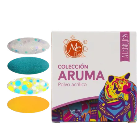 arumamc Acrílicos de 4 pz Alebrijes Aruma