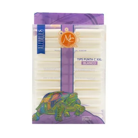 Tips Blanco Punta C XXL 200 Pz