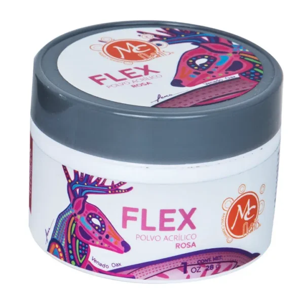 felxrosa1ozmc Polvo Acrílico 1 oz Rosa