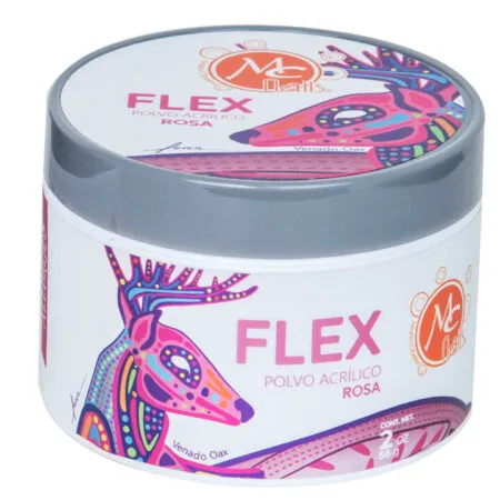 felxrosa2ozmc Polvo Acrílico 2 oz Rosa