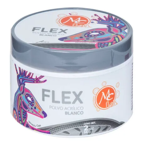 flezbco2ozmc Polvo Acrílico 2 oz Blanco