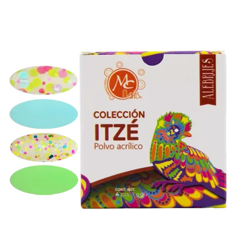 itzemc Acrílicos de 4 pz Alebrijes Itze