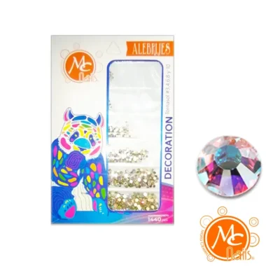 mccristaltornasol Paquete 1440 Cristales MC Nails Tornasol
