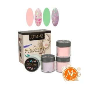 Acrílicos de 4 pz Femme Romántica y Soñadora