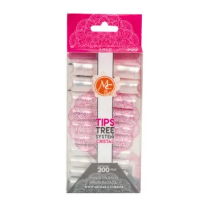 Tips 200 pz cristal
