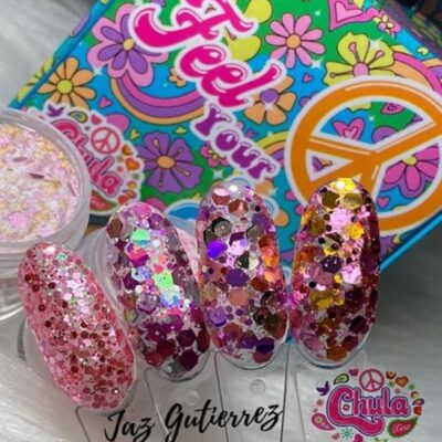 Acrílicos de 4 pz Chula Nails Feel Your Soul