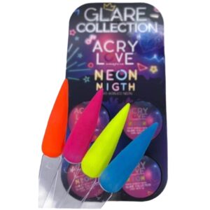 WhatsApp Image 2021-08-07 at 1.33.59 AM (1) Acrílicos de 4 pz AcryLove Neon Night