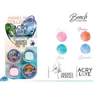 beachal Acrílicos de 4 pz AcryLove Beach