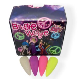 Acrílicos de 4 pz Chula Nails Boogie Woogie