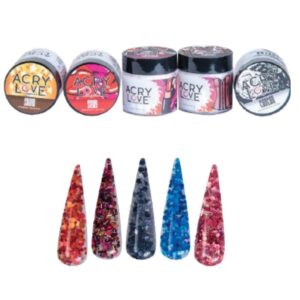 burlesqueal Acrílicos de 5 pz AcryLove Burlesque