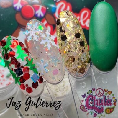 Acrílicos de 4 pz Chula Nails Chulo el Reno