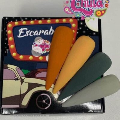 Acrílicos de 4 pz Chula Nails Escarabajo