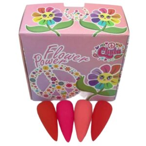 Acrílicos de 4 pz Chula Nails Flower Power