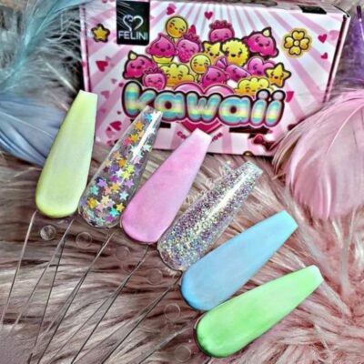 Acrílicos de 6 pz Felini Kawaii