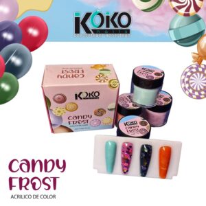 kokocandyf Acrílicos de 4 pz Koko Candy Frost