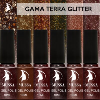 Gama de Gel Mussa Terra Glitter