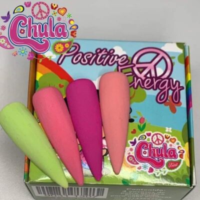 Acrílicos de 4 pz Chula Nails Positive Energy