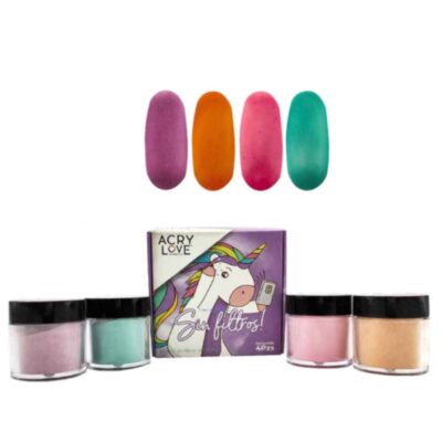 Acrílicos de 4 pz AcryLove Sin Filtros