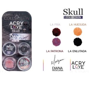 skullal Acrílicos de 4 pz AcryLove Skull