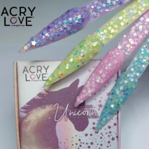 unicornio Acrílicos de 4 pz AcryLove Unicorn