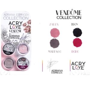 vendomeal Acrílicos de 4 pz AcryLove Vendome