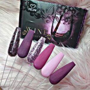 Acrílicos de 6 pz Felini Wine