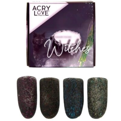 Acrílicos de 4 pz AcryLove Witches
