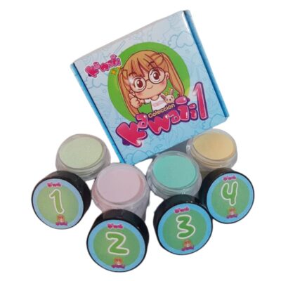 Acrílicos de 4 pz Rebel Pink Kawaii 1