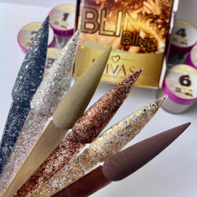 Acrílicos de 6 pz Divas Bling Bling