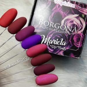 Acrílicos de 8 pz Wapizima Borgoña