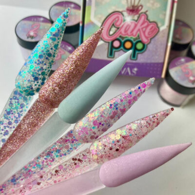 Acrílicos de 6 pz Divas Cake Pop