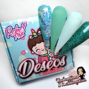 Acrílicos de 4 pz Rebel Pink Deseos