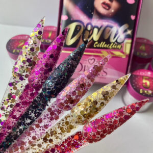 Acrílicos de 6 pz Divas Collection