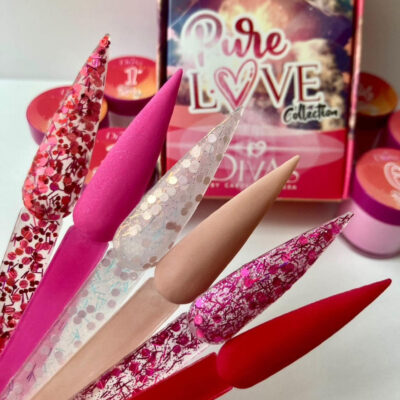 Acrílicos de 6 pz Divas Pure Love