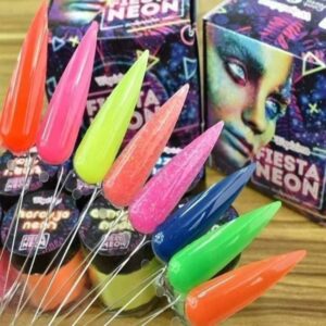 Acrílicos de 8 pz Wapizima Fiesta Neón