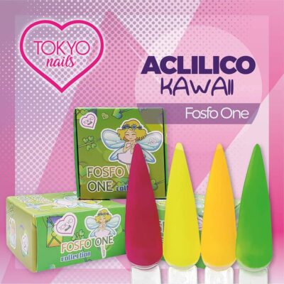 Acrílicos de 4 pz Tokyo Nails Fosfo One
