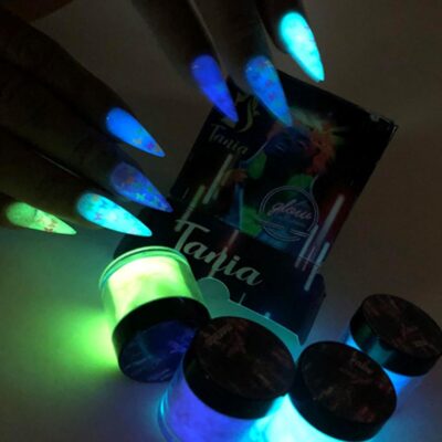 Acrílicos de 4 pz Tania Glow