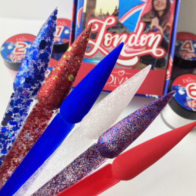 Acrílicos de 6 pz Divas London