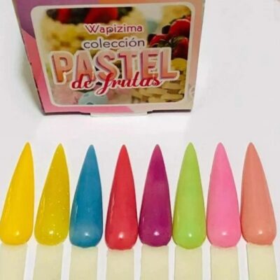 Acrílicos de 8 pz Wapizima Pastel de Frutas
