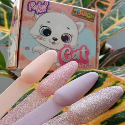 Acrílicos de 4 pz Rebel Pink Cat