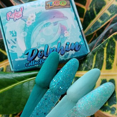 Acrílicos de 4 pz Rebel Pink Dolphin