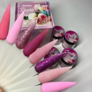 Acrílicos de 8 pz Wapizima Rosas