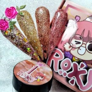 Acrílicos de 4 pz Rebel Pink Roxy