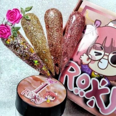 Acrílicos de 4 pz Rebel Pink Roxy